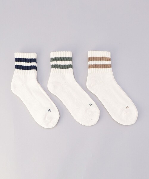 Healthknit（ヘルスニット） 靴下 （ヘルスニット）2ラインソックス