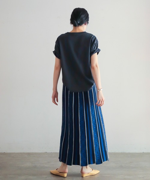 「NOMBRE IMPAIR」 半袖Tシャツ FREE レッド レディース_画像6