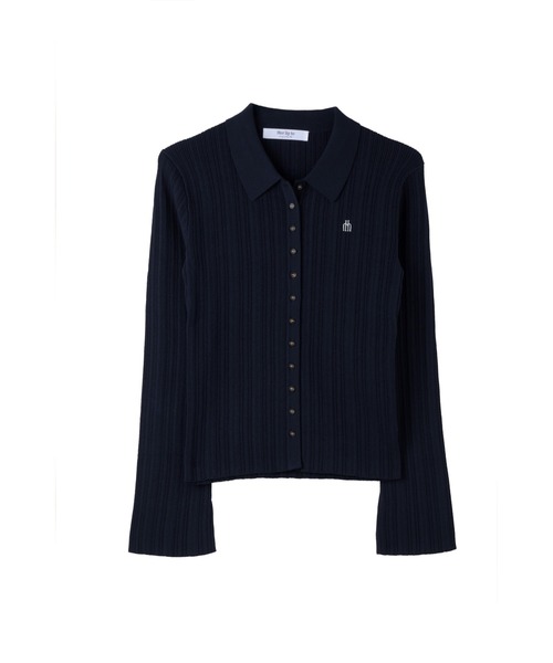 トップス herlipto Trois Rib Knit Polo Top Her lip to ニット セーター Trois Rib Knit Polo Top レディース