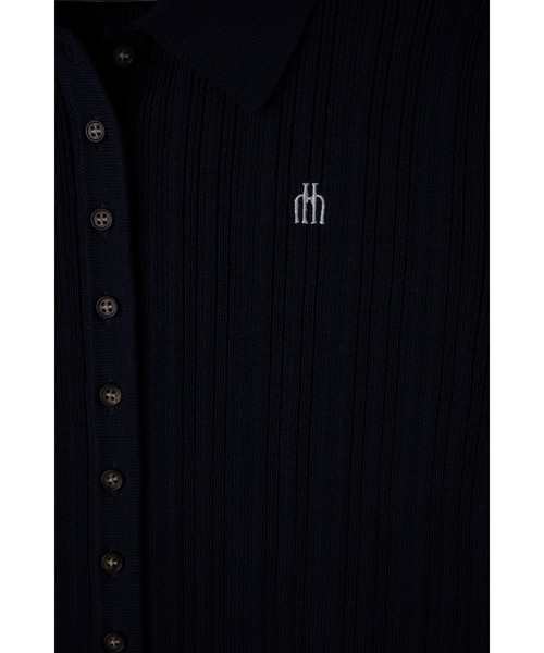 Her lip to ニット セーター Trois Rib Knit Polo Top レディース