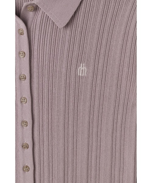 Her lip to ニット セーター Trois Rib Knit Polo Top レディース