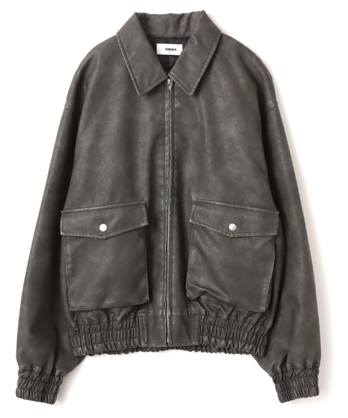 atmos girls コート アウター atmos pink Faux Leather Jacket