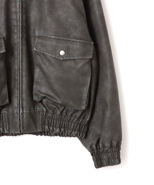 atmos girls コート アウター atmos pink Faux Leather Jacket