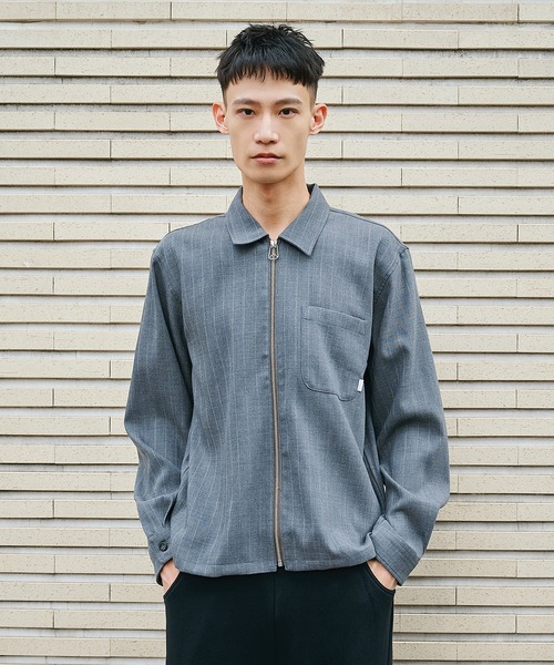 jieda シャツ JieDa（ジエダ） シャツ 「JieDa」WOOL STRIPE ZIP SHIRT メンズ