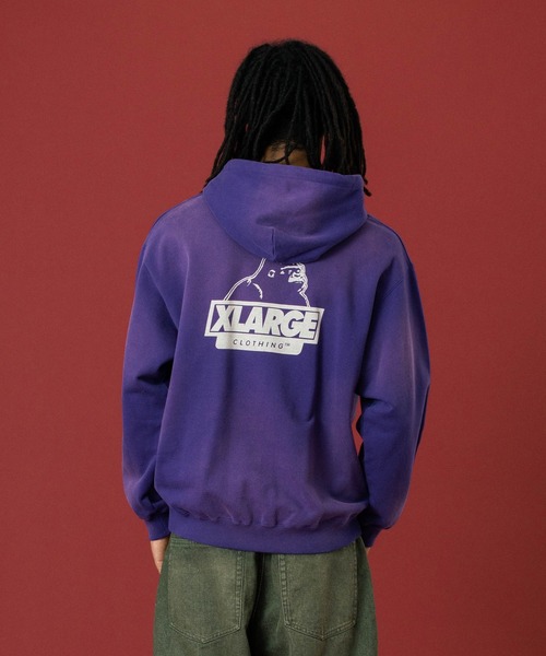 XLARGE（エクストラ ラージ） パーカー DISCHARGE PRINTED SLANTED OG