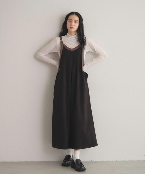 ワンピースセット早い者勝ち &. NOSTALGIA（ノスタルジア） ワンピース 配色2WAYタックワンピース