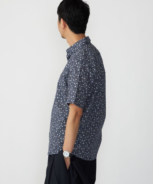 [SHIPS] рубашка с длинным рукавом SMALL темно-синий мужской 