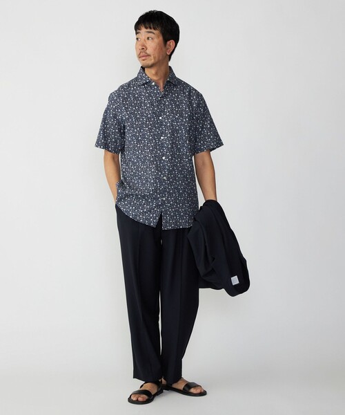 [SHIPS] рубашка с длинным рукавом SMALL темно-синий мужской 