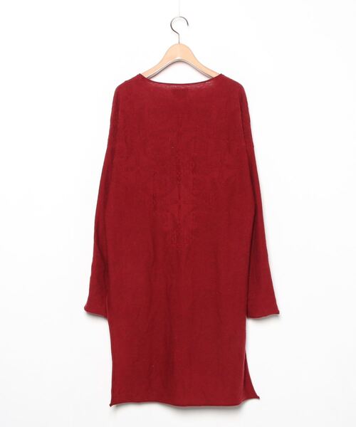 「Iroquois」 長袖ニット 2 レッド メンズ_画像2