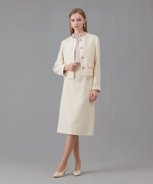 ANAYI（アナイ） ジャケット ノーカラージャケット 「セットアップ対応