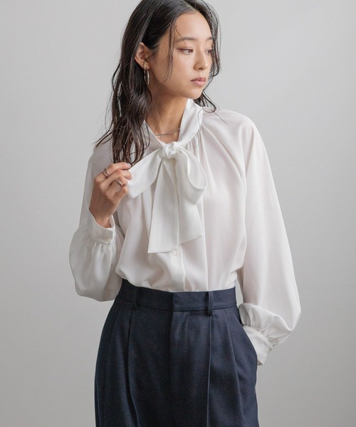 タグ付新品✨ドゥーズィエムクラス 24ss Sofia ジップスリーブブラウス 