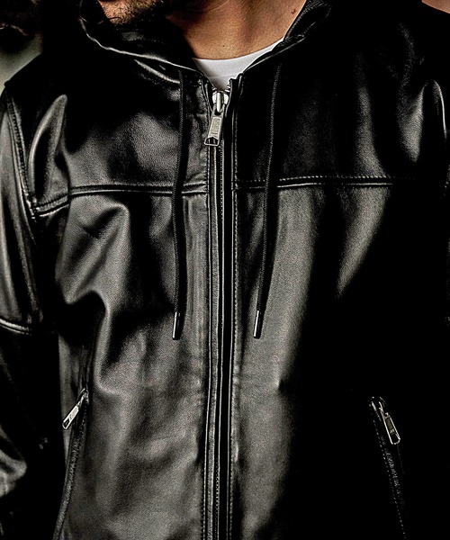 RATTLE TRAP（ラトルトラップ） レザーブルゾン L ブラック メンズ