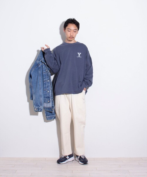 「GLOSTER」 パンツ M ベージュ メンズ_画像4