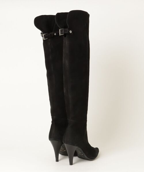 「POOL SIDE」 ロングブーツ 23.5cm ブラック レディース_画像2