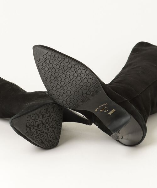 「POOL SIDE」 ロングブーツ 23.5cm ブラック レディース_画像3