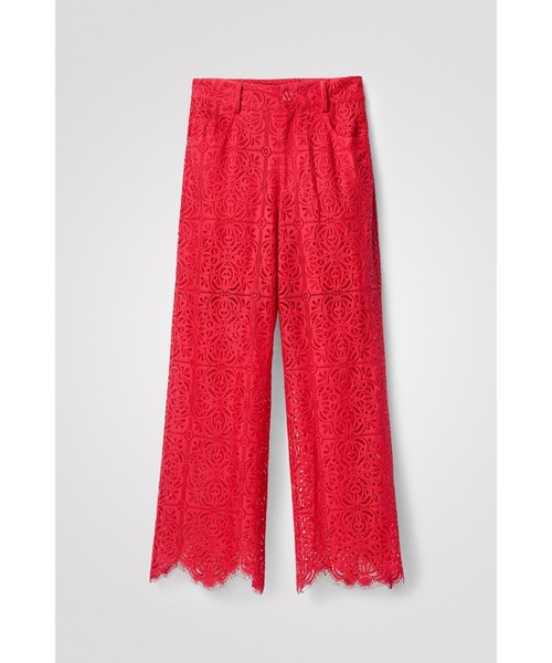 「Desigual」 パンツ L レッド レディース_画像4