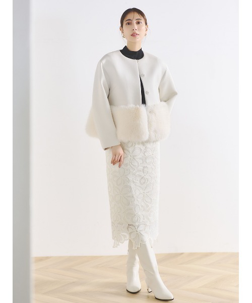 CELFORD（セルフォード） タイトスカート 38 オフホワイト レディース