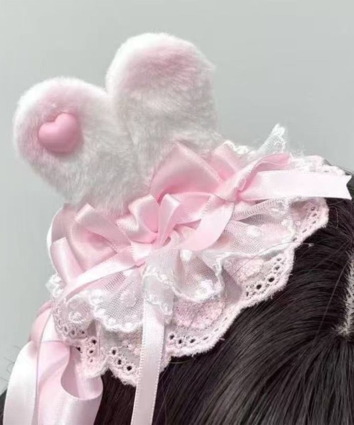 MAISON SELECT ヘアクリップ 11D10-TJ うさ耳ヘアクリップ ゆめかわ