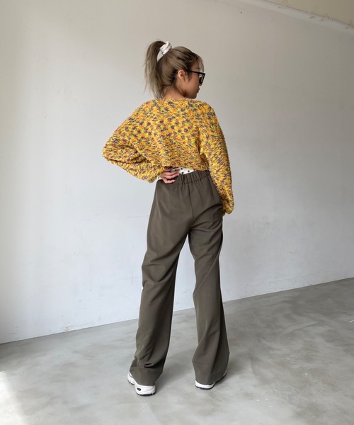 「SHAGGIE」 ニットカーディガン FREE グレー レディース_画像8