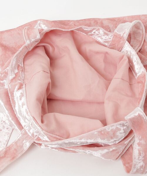 「Uhr」 ワンポイントトートバッグ - ピンク レディース_画像4