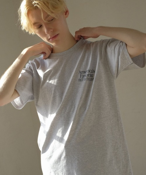 「FRUIT OF THE LOOM」 半袖Tシャツ X-LARGE ブラック メンズ_画像5