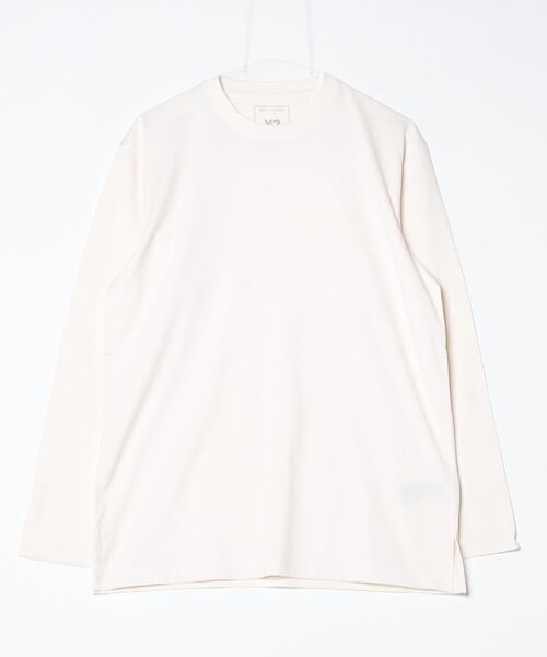 Y-3 tシャツ LOGO LONG SLEEVE TEE メンズ レディース : ZOZOTOWN