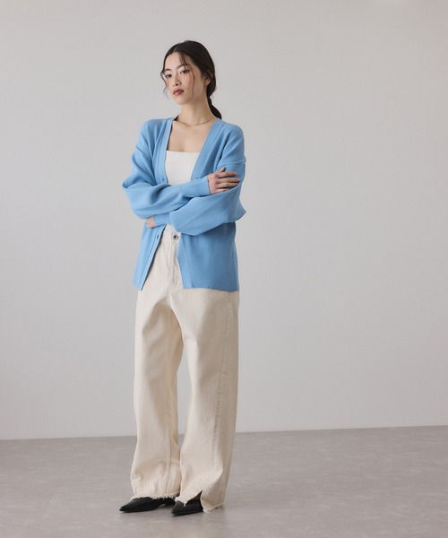 ADAM ET ROPE'（アダムエロペ） カーディガン 「サステナブル