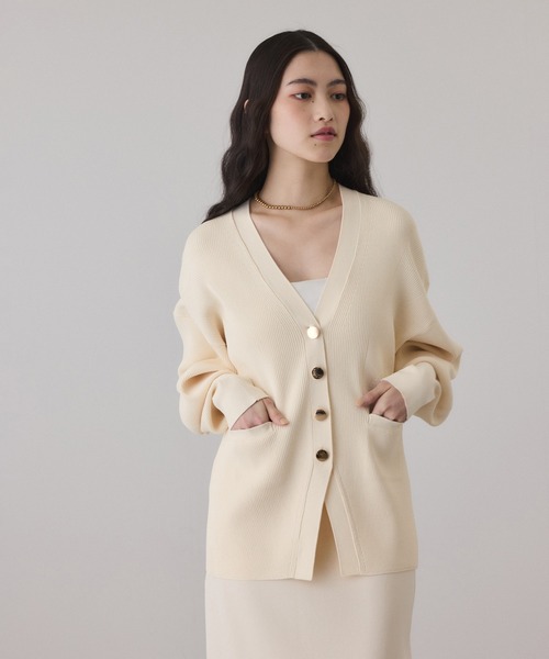 ADAM ET ROPE'（アダムエロペ） カーディガン 「サステナブル