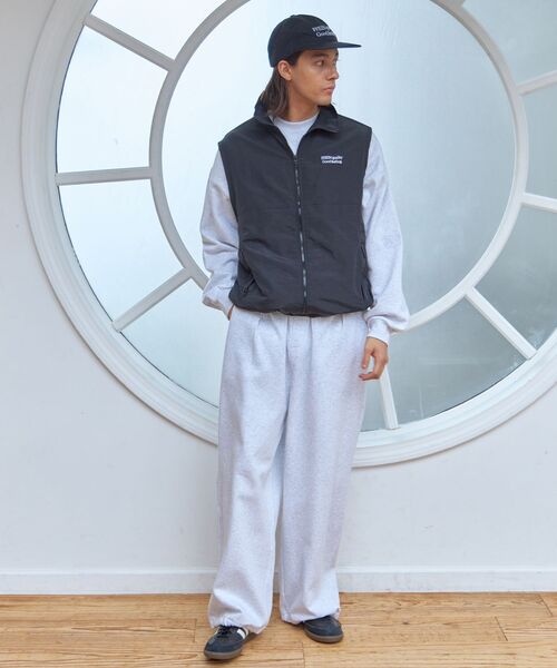 「FFEIN」 ナイロンベスト SMALL ネイビー メンズ_画像5