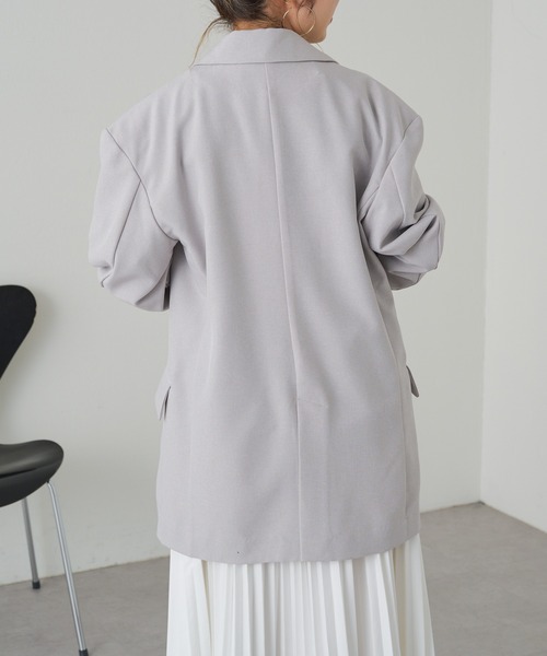 Omekashi（オメカシ） テーラードジャケット 36 ライトグレー