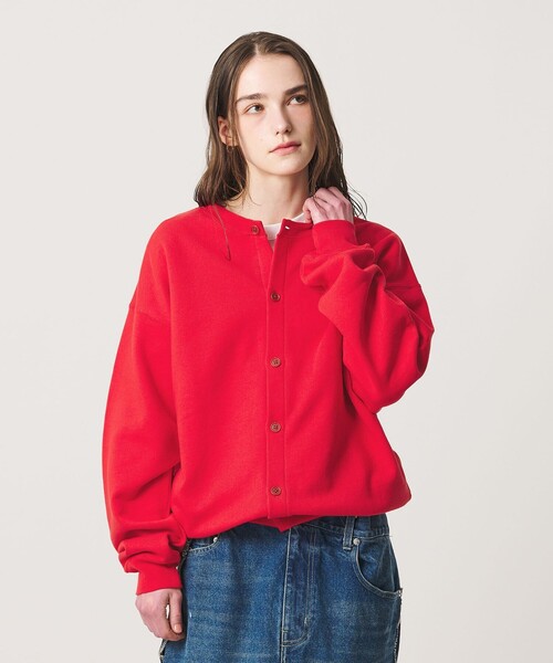 BEAUTY&YOUTH コットン クルーネック カーディガン 黒 Mサイズ BEAUTY＆YOUTH UNITED ARROWS カーディガン コットン 8B クルーネック