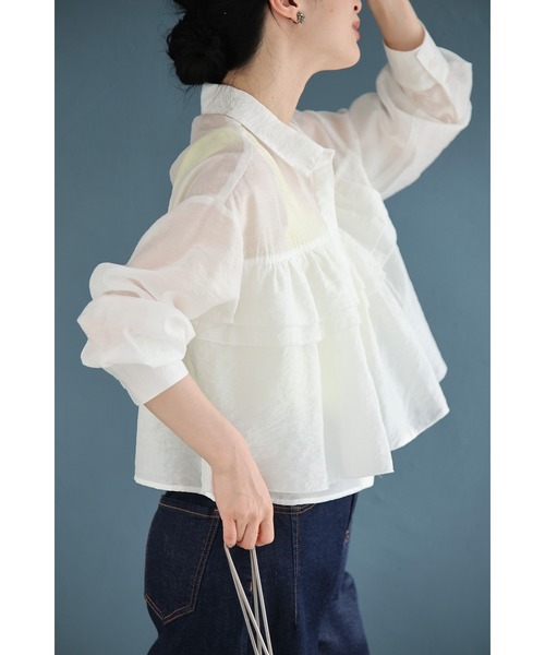 「CAWAII」 長袖シャツ FREE ベージュ レディース_画像7