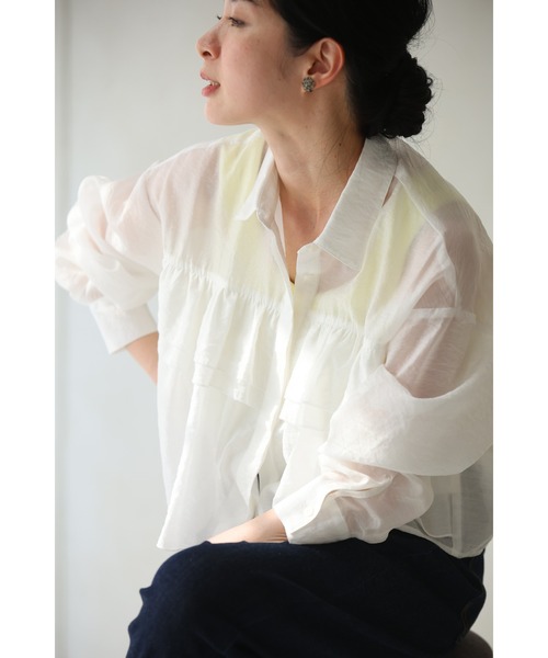 「CAWAII」 長袖シャツ FREE ベージュ レディース_画像9