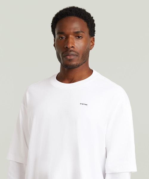 G-STAR RAW tシャツ Double Sleeve Loose T-Shirt/ダブルスリーブ