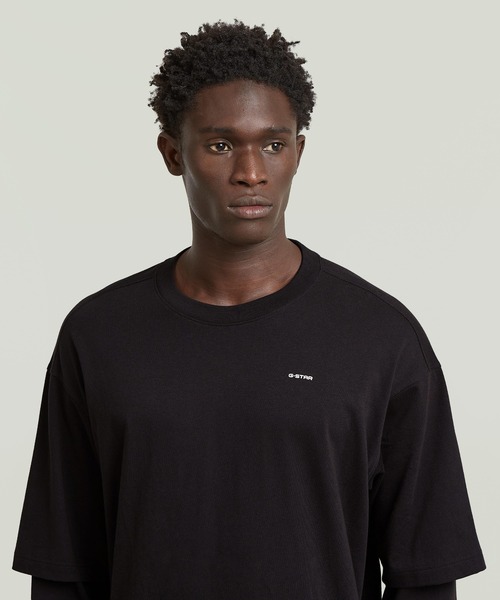 G-STAR RAW tシャツ Double Sleeve Loose T-Shirt/ダブルスリーブ