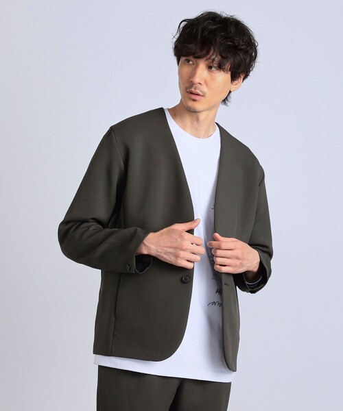 SHIPS any 「SHIPS any」 ジャケット LARGE チャコールグレー メンズ