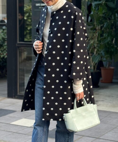 BEARDSLEY（ビアズリー） コート アウター ドットコート レディース