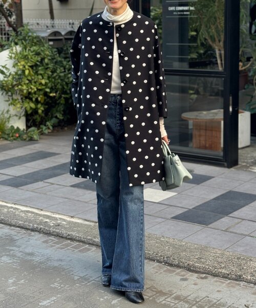 BEARDSLEY（ビアズリー） コート アウター ドットコート レディース