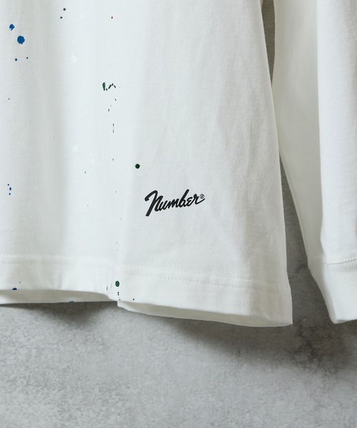 NUMBER (N)INE（ナンバーナイン） tシャツ HAND PAINTED BASIC HEM
