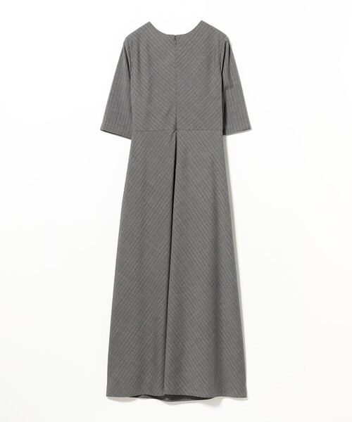 【美品】Demi-Luxe BEAMS ダークグレー ワンピース Demi-Luxe BEAMS（デミルクス ビームス） ワンピース アシンメトリー