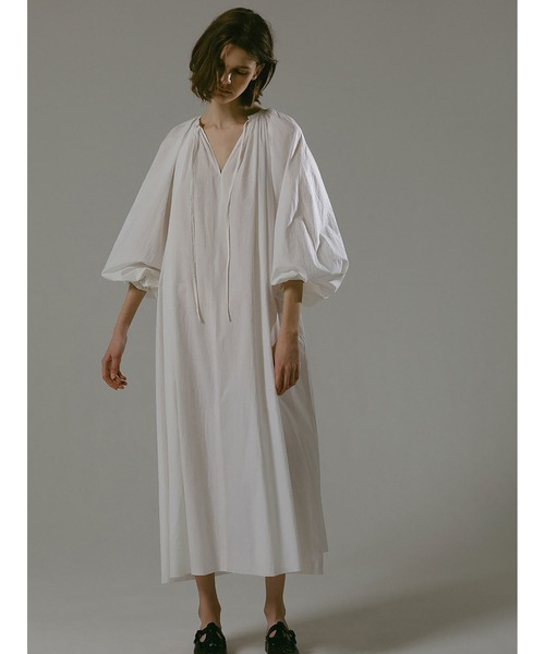 「enchainement」 長袖ワンピース 1 ブラック レディース_画像3