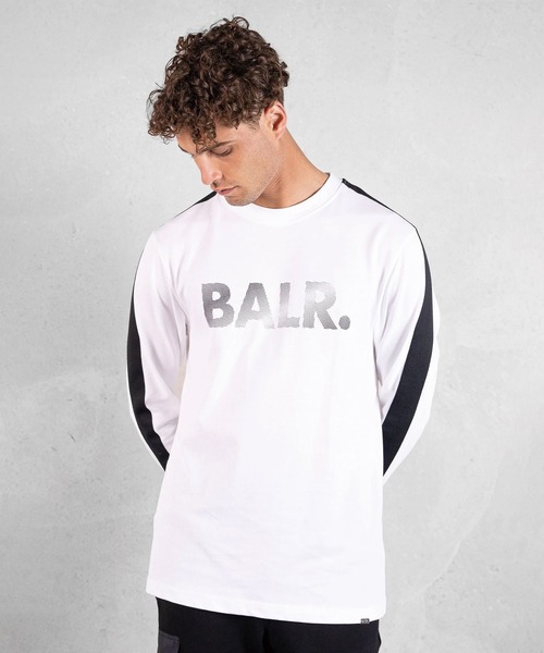 BALR.（ボーラー） 長袖Tシャツ X-LARGE ホワイト メンズ : ZOZOTOWN 