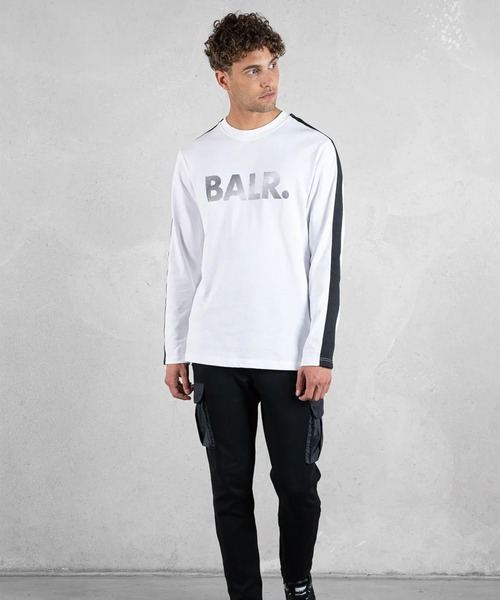 BALR.（ボーラー） 長袖Tシャツ X-LARGE ホワイト メンズ : ZOZOTOWN