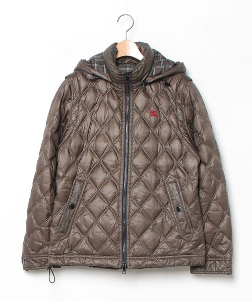 バーバリー ブラック レーベル ジャケット ショート コート キルティング L BURBERRY BLACK LABEL（バーバリーブラックレーベル） キルティング