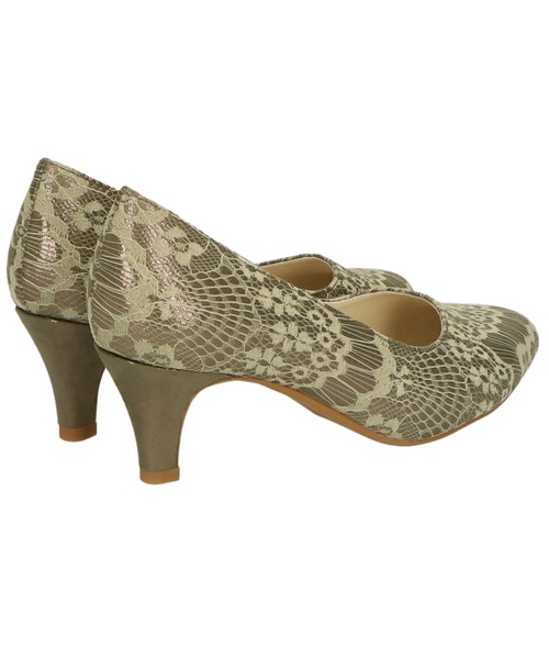 「ORiental TRaffic」 パンプス 42 ゴールド レディース_画像9