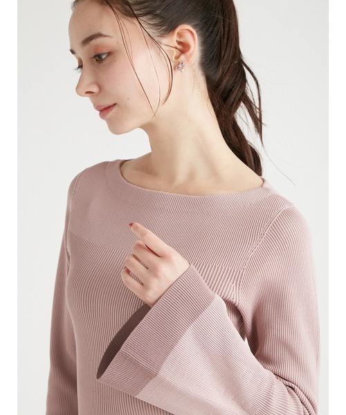「CELFORD」 ニットワンピース 36 アイボリー レディースの画像
