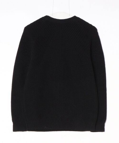 「BATONER」 長袖ニット 1 ブラック メンズ_画像2