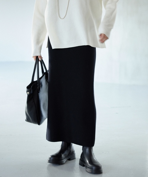 「SLOBE IENA」 タイトスカート 36 アイボリー レディース_画像2