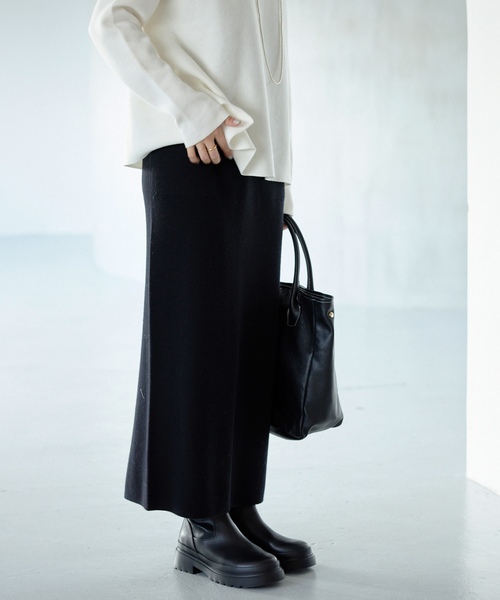 「SLOBE IENA」 タイトスカート 36 アイボリー レディース_画像9