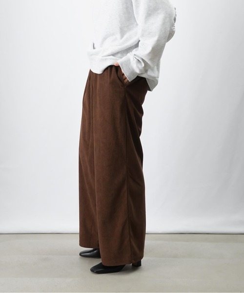 「LUCA/LADY LUCK LUCA」 イージーパンツ FREE ブラウン レディース_画像2